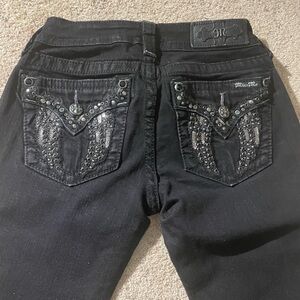 Miss Me- lots of stretch & a bit of distressing